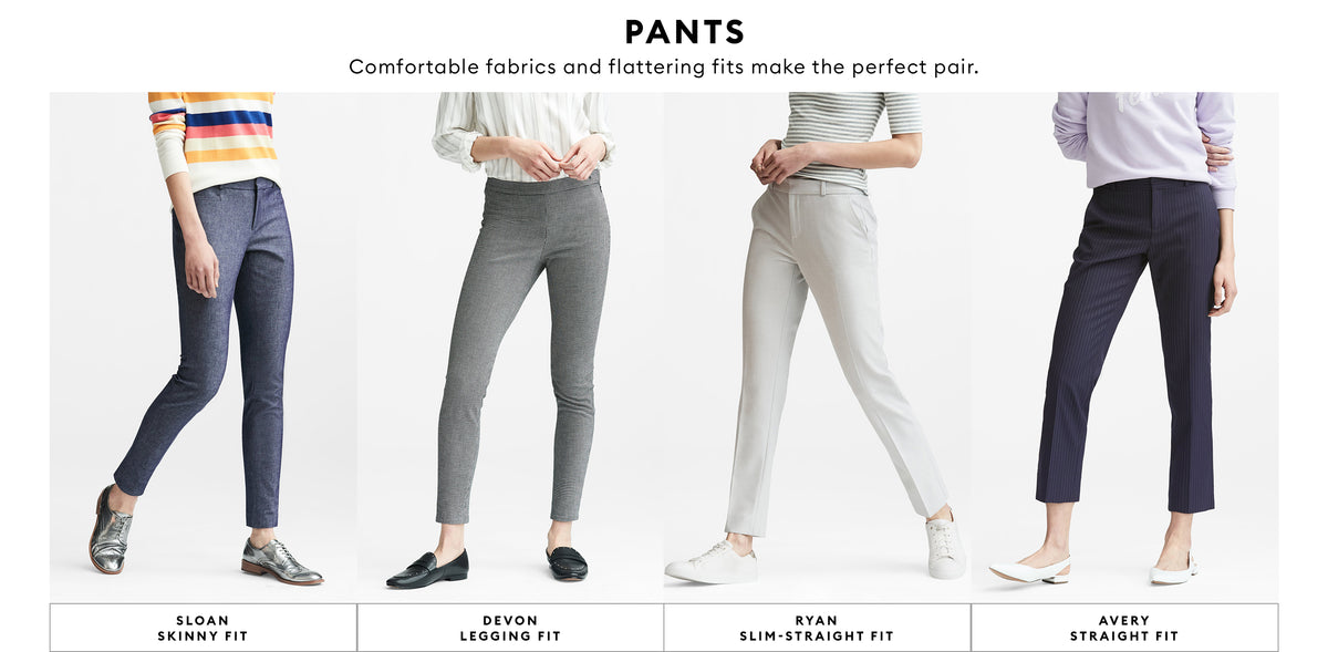 BANANA REPUBLIC Plaid Sloan Pants Women