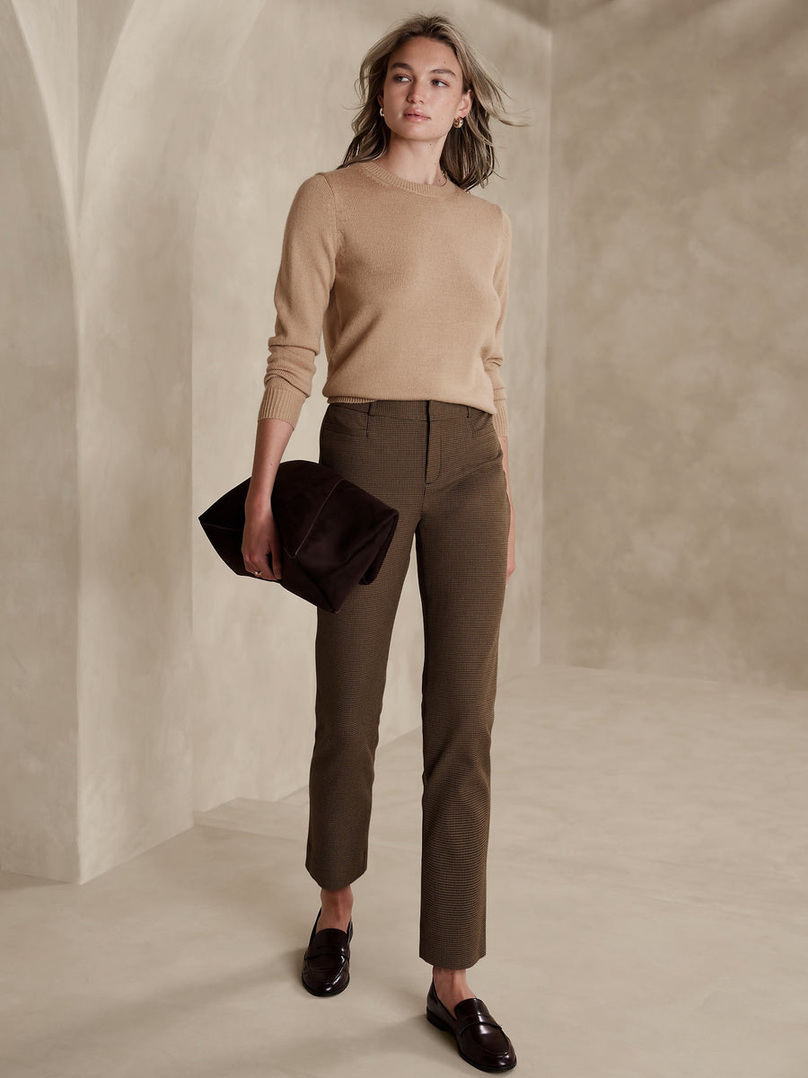 navy, peach + stripes for work // new sloan fit ankle pants - Extra Petite
