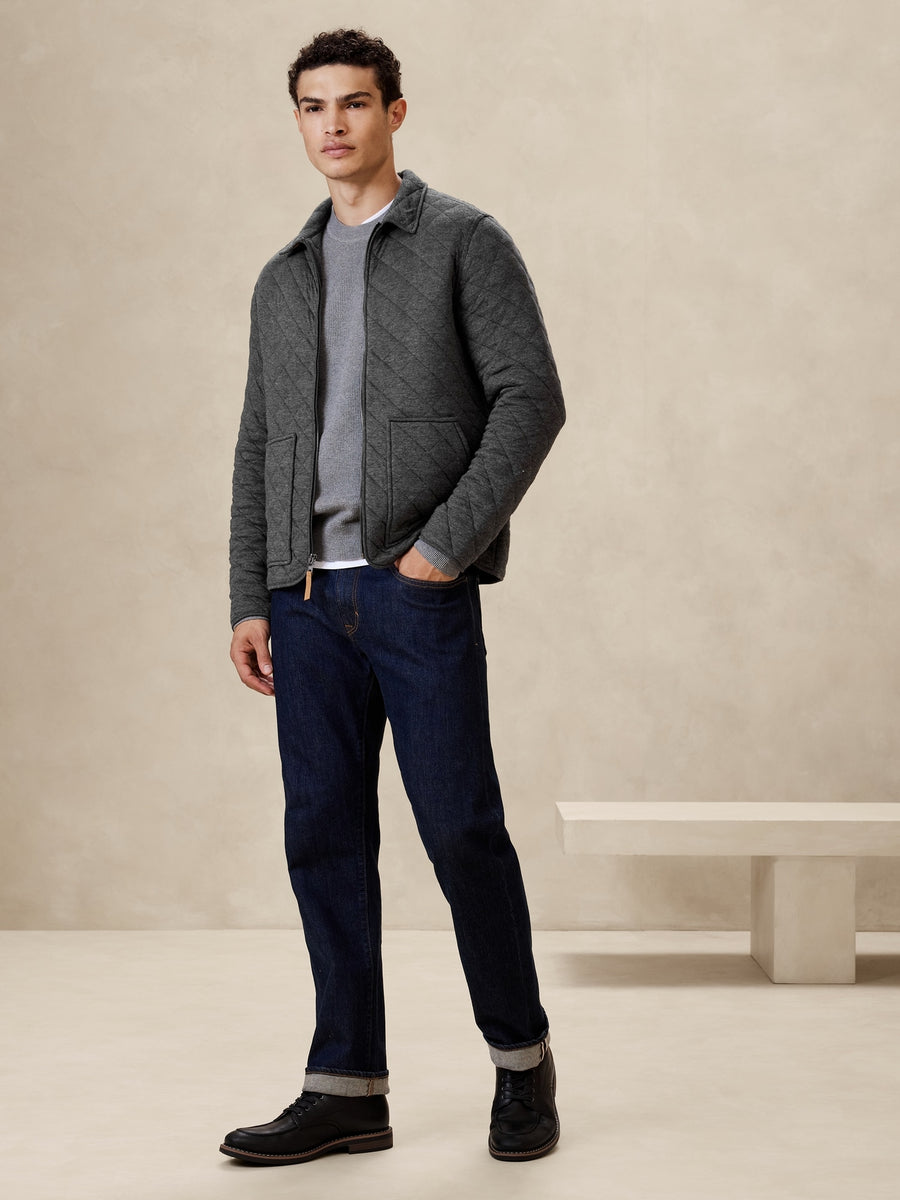 Quilted Full-Zip Jacket – Banana Republic