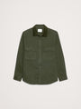 Forest Green With Corduroy Collar