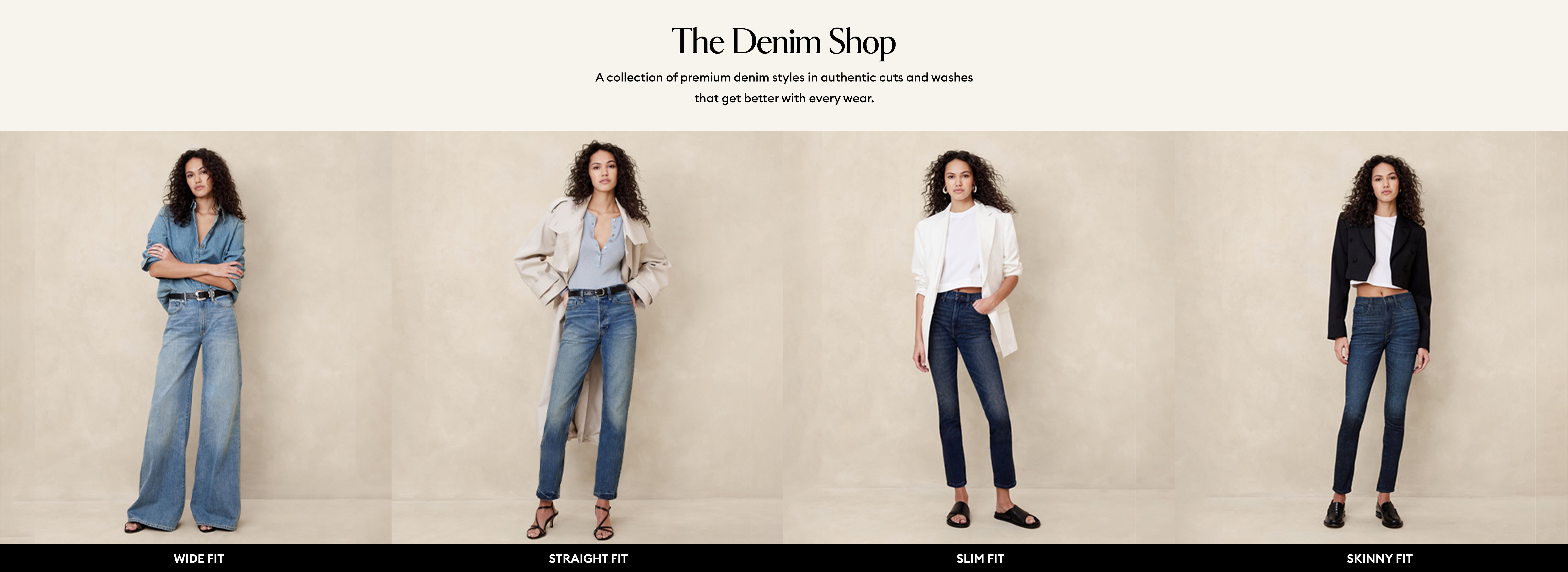 BR ECOMM SP24 CATEGORY DENIMS WOMEN