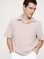 Boxy Geo Jacquard Polo