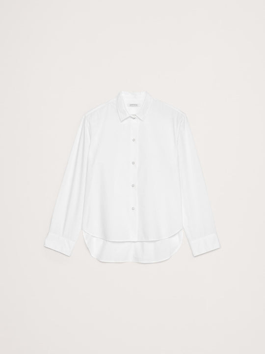 Boxy Cotton Poplin Shirt