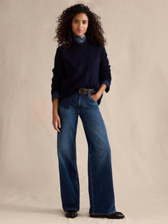 Stretch-Cotton Cardigan Sweater
