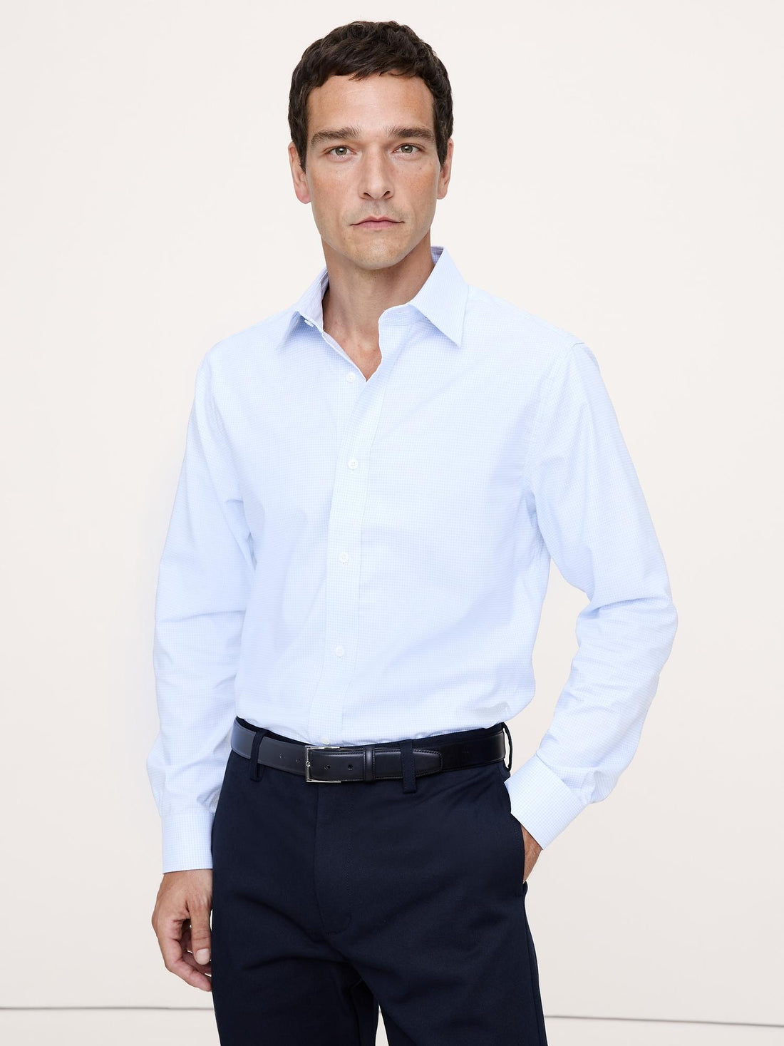 Light Blue Mini-Plaid