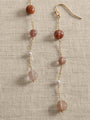 Delicate Stone Threader Earrings