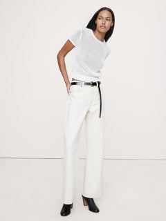 Stretch-Cotton Cardigan Sweater