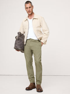 Stretch-Cotton Cardigan Sweater