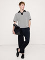 Boxy Geo Jacquard Polo