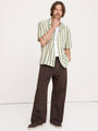 Stripe Knit Resort Shirt