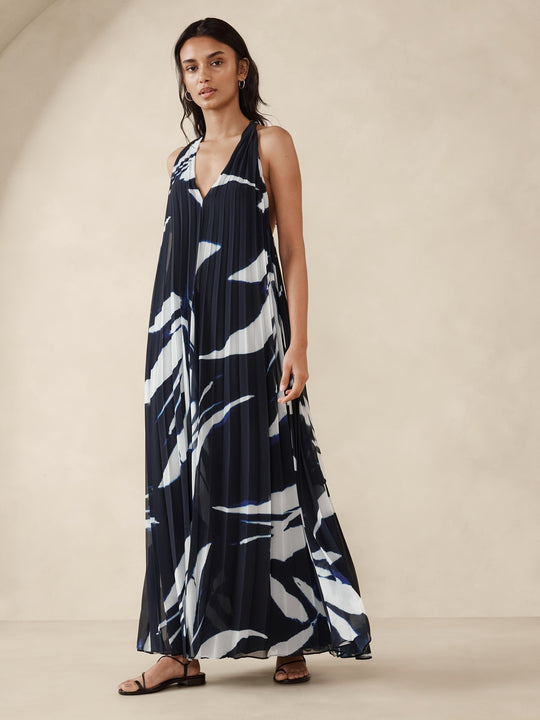 Odetta Pleated Maxi Dress Banana Republic Odetta Pleated Maxi Dress Banana Republic