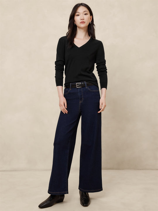 Forever V-Neck Sweater – Banana Republic