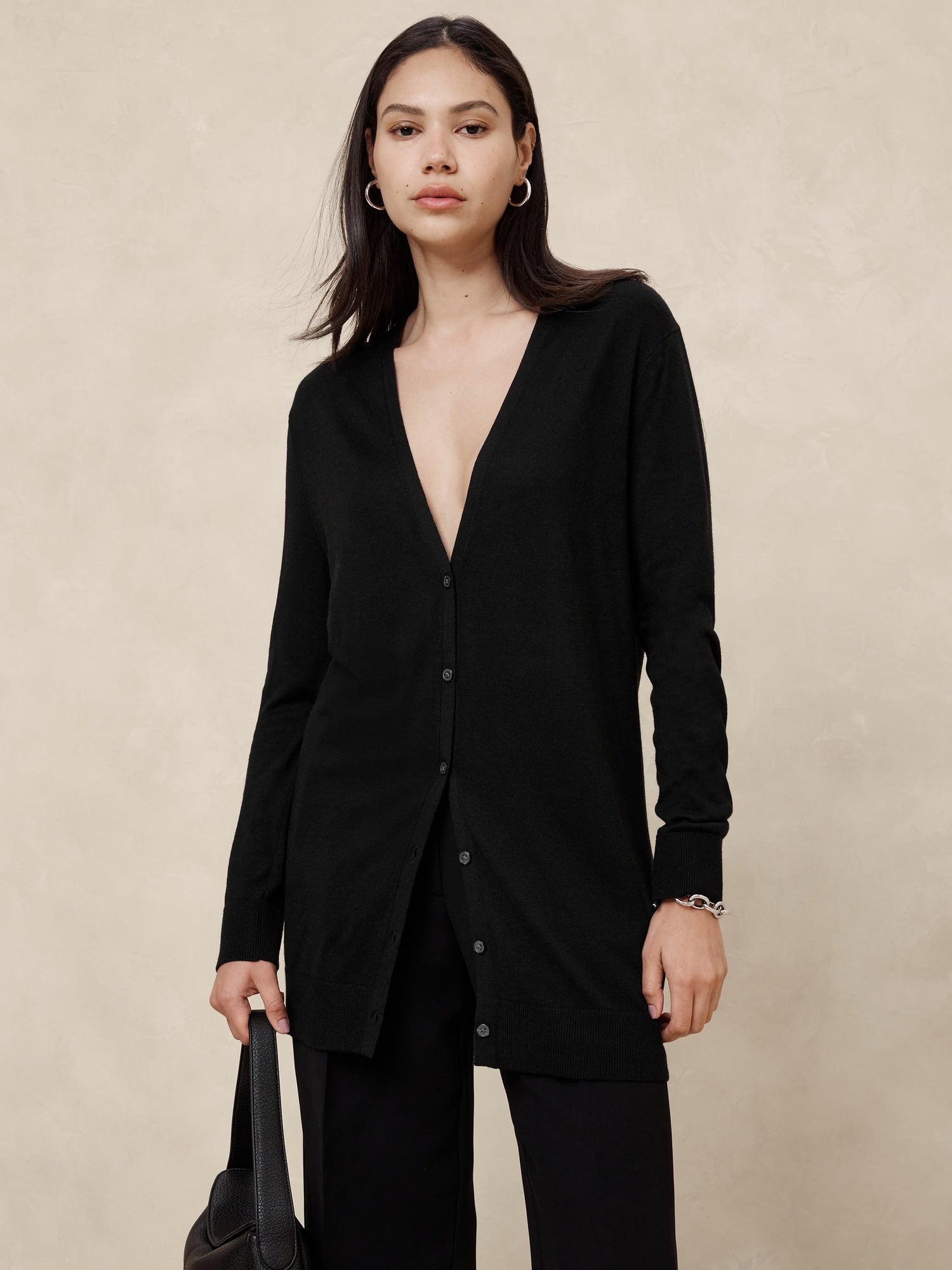 V Neck Cardigan