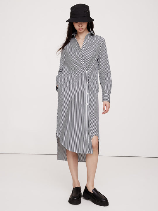 Poplin Asymmetrical Shirt Dress Banana Republic Poplin Asymmetrical Shirt Dress Banana Republic