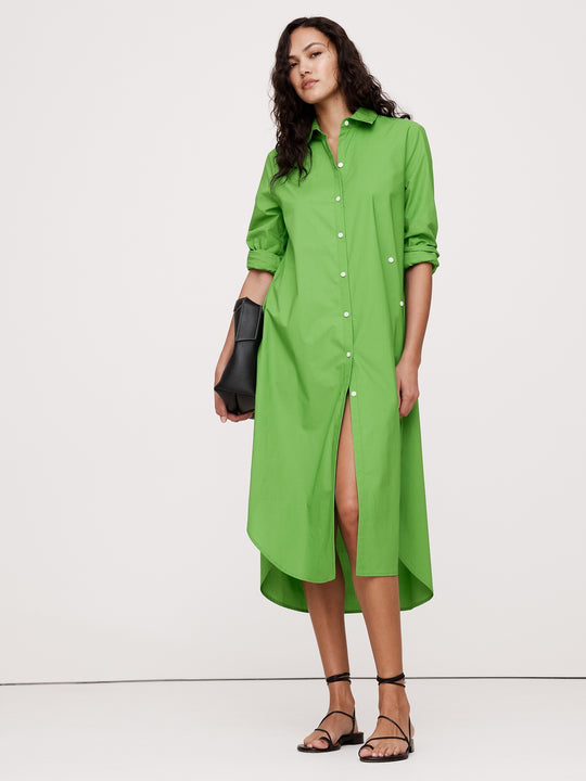 Poplin Asymmetrical Shirt Dress Banana Republic Poplin Asymmetrical Shirt Dress Banana Republic
