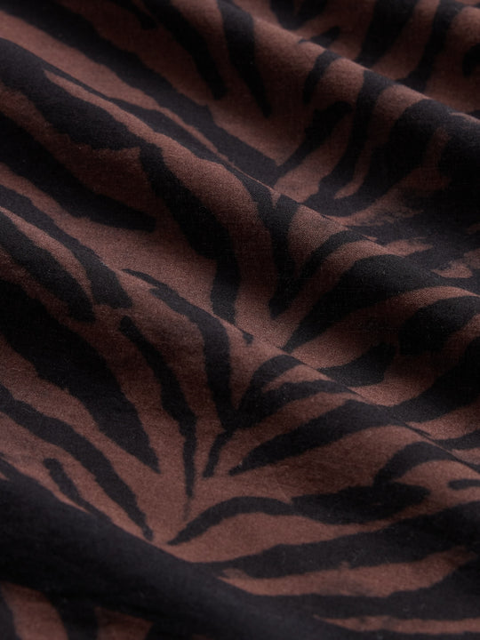 Brown Zebra Print