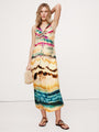 Yellow Tie Die Print
