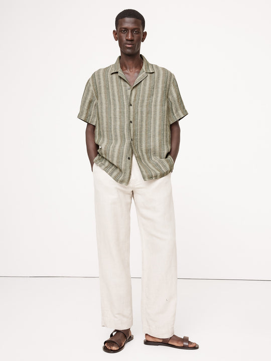 Standard-Fit Textured Linen-Cotton Resort Shirt Banana Republic Standard-Fit Textured Linen-Cotton Resort Shirt Banana Republic