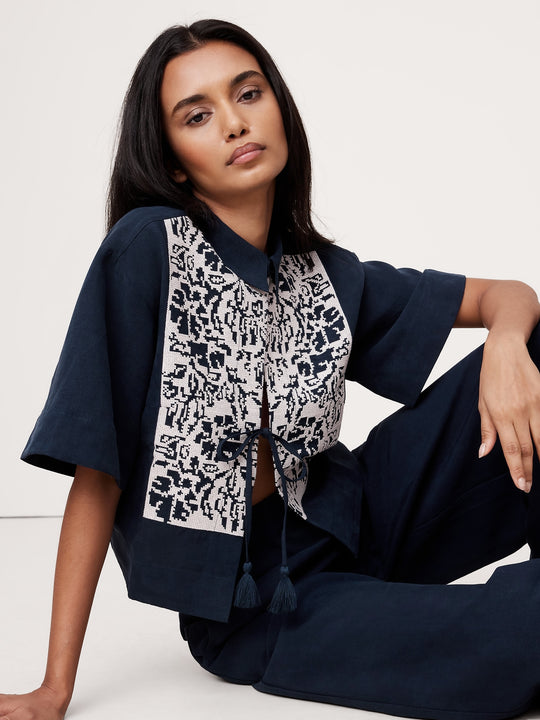 Tapestry Navy
