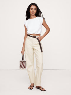 Stretch-Cotton Cardigan Sweater