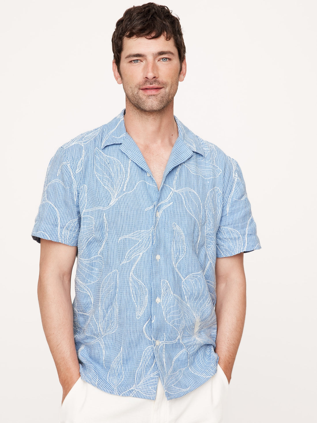 Midnight Floral Stripe