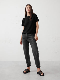 Stretch-Cotton Cardigan Sweater