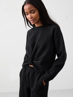Stretch-Cotton Cardigan Sweater