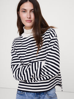 Stretch-Cotton Cardigan Sweater
