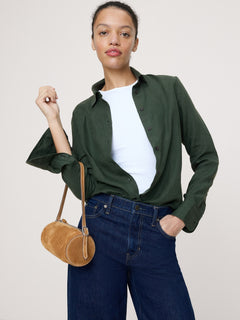 Stretch-Cotton Cardigan Sweater