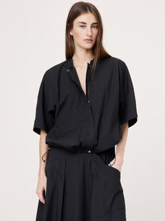 Stretch-Cotton Cardigan Sweater