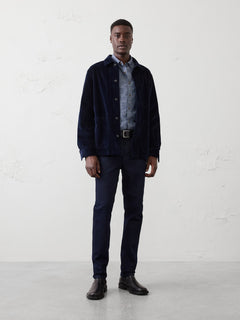 Stretch-Cotton Cardigan Sweater