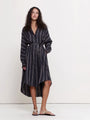 Navy Blue & White Stripe