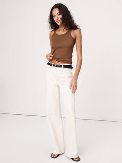 Stretch-Cotton Cardigan Sweater