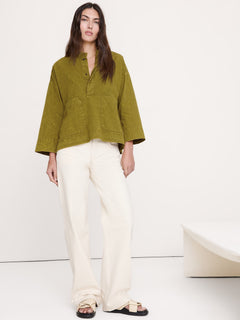 Stretch-Cotton Cardigan Sweater