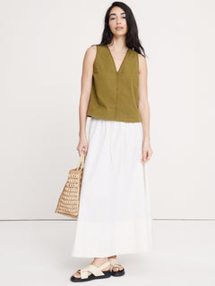 Stretch-Cotton Cardigan Sweater