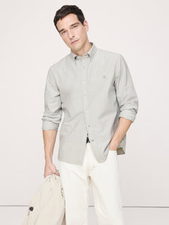 Stretch-Cotton Cardigan Sweater