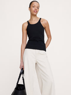 Stretch-Cotton Cardigan Sweater