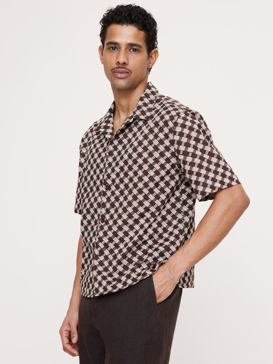 Brown Print