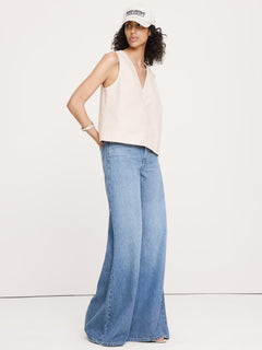 Stretch-Cotton Cardigan Sweater