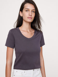 Stretch-Cotton Cardigan Sweater