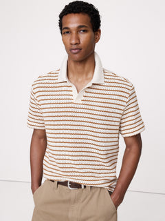 Stretch-Cotton Cardigan Sweater