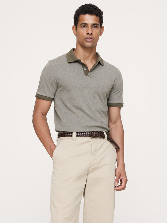 Olive Green Stripe