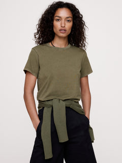 Stretch-Cotton Cardigan Sweater