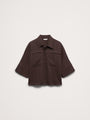 Drapey Twill Shirt Jacket
