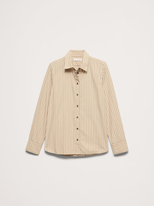 Cream White Stripe