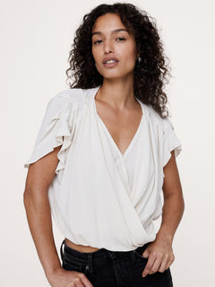 Stretch-Cotton Cardigan Sweater