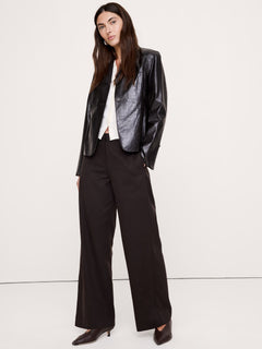 Stretch-Cotton Cardigan Sweater