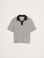Boxy Geo Jacquard Polo