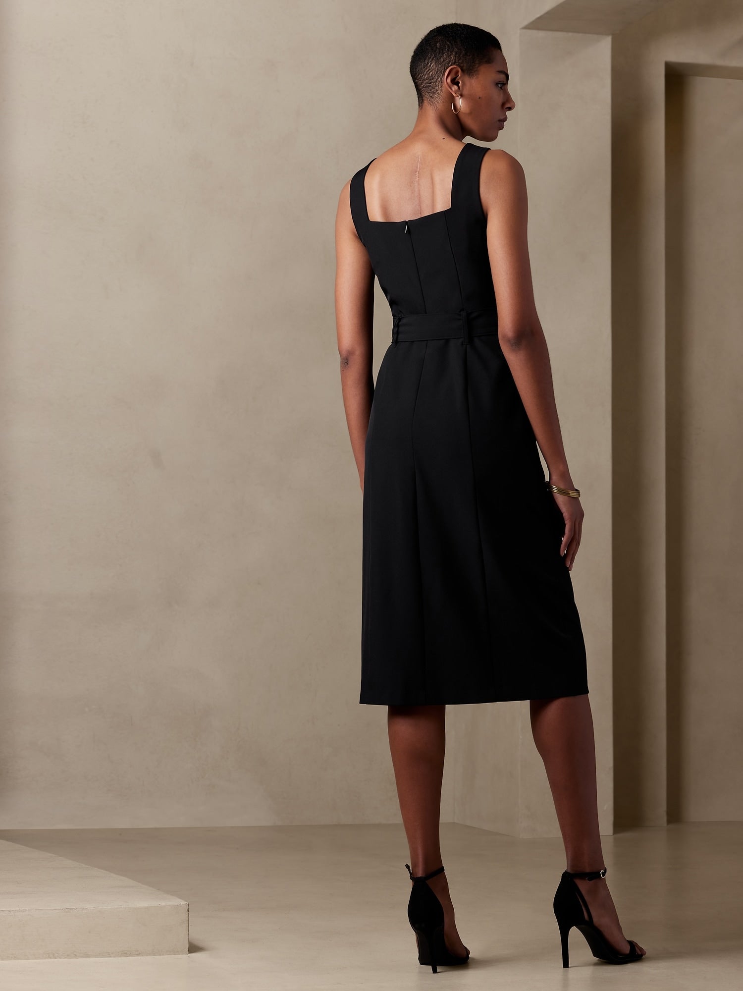 Midi Sheath Dress Banana Republic