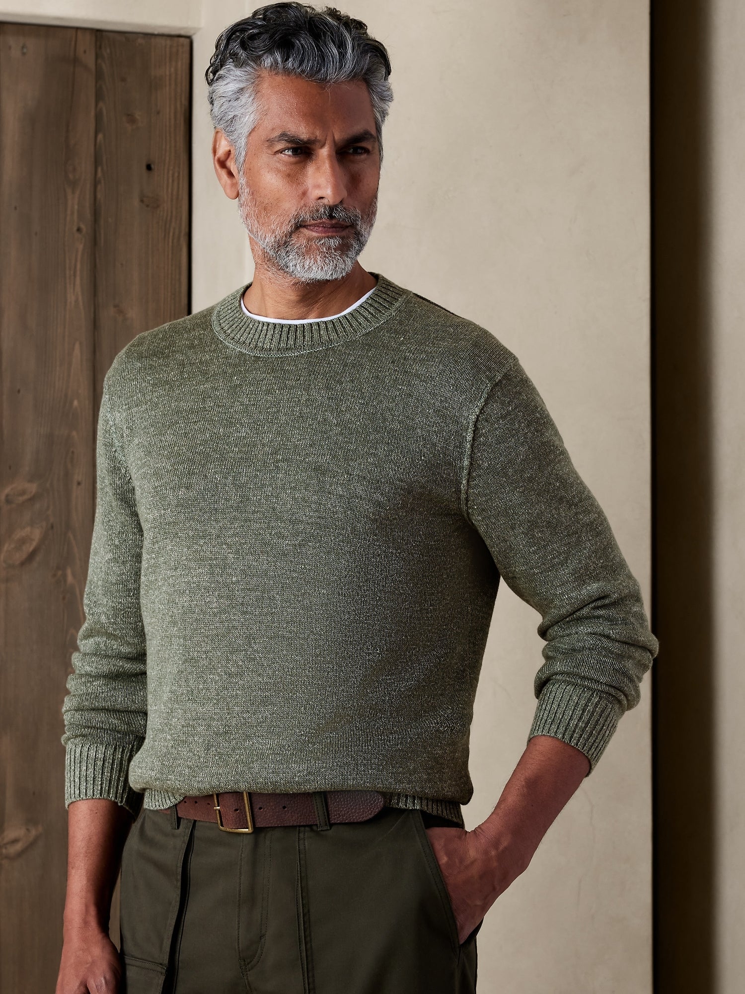 Men's cotton hot sale ragg sweater